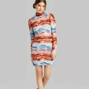 Wild Fable Ruched Dress